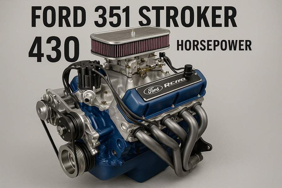 ford 351 stroker crate engine horsepower