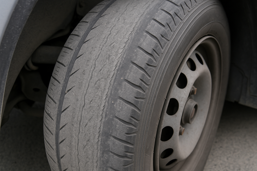 Wear on Inside of Tyre
